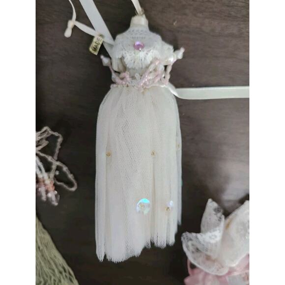 KSA Collectables Vtg Kurt Hadler Victorian Ornament Lot Of 9 With Musical Heart! - Picture 13 of 14